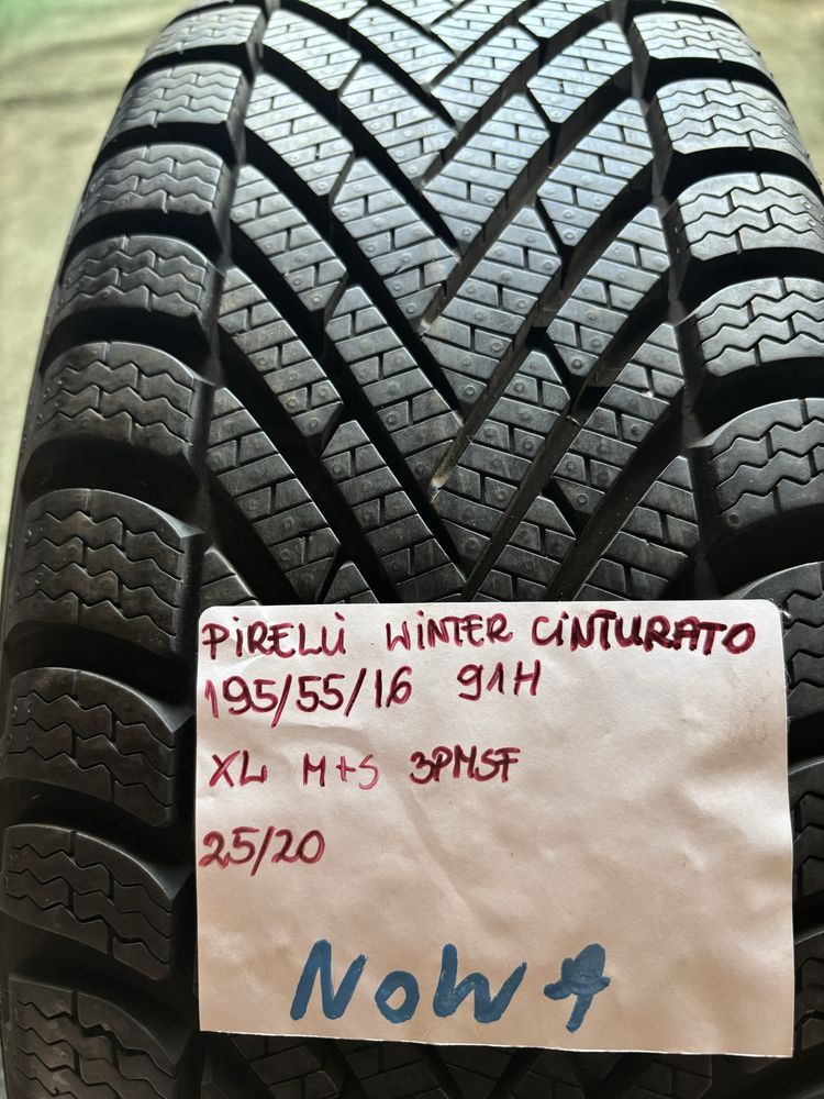 195/55R16 91H PIRELLI WINTER CINTURATO opona zimowa demo M+S 3PMSF