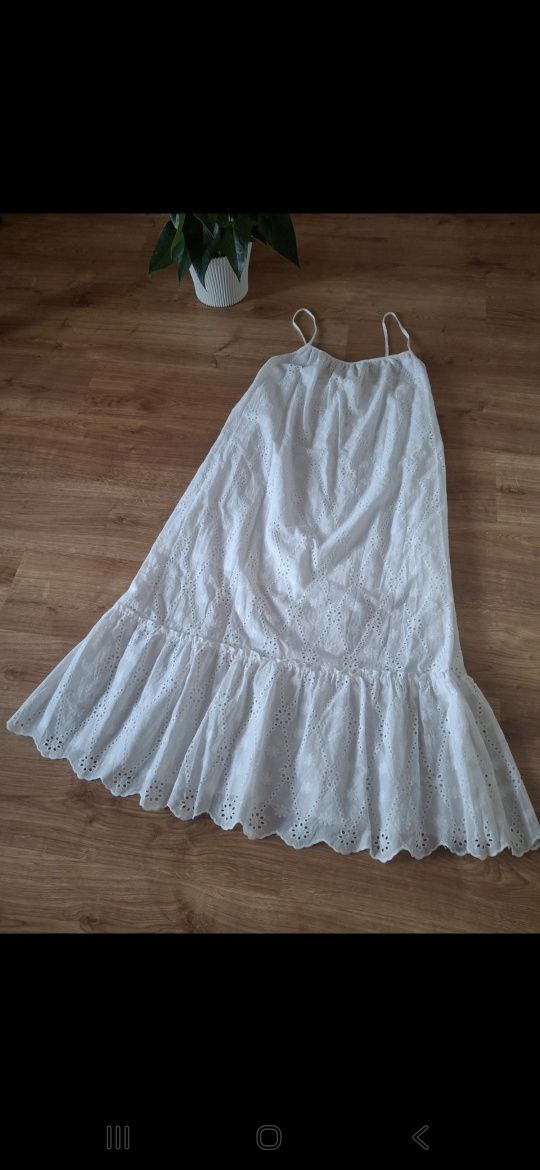 Sukienka bawełna boho + torebka