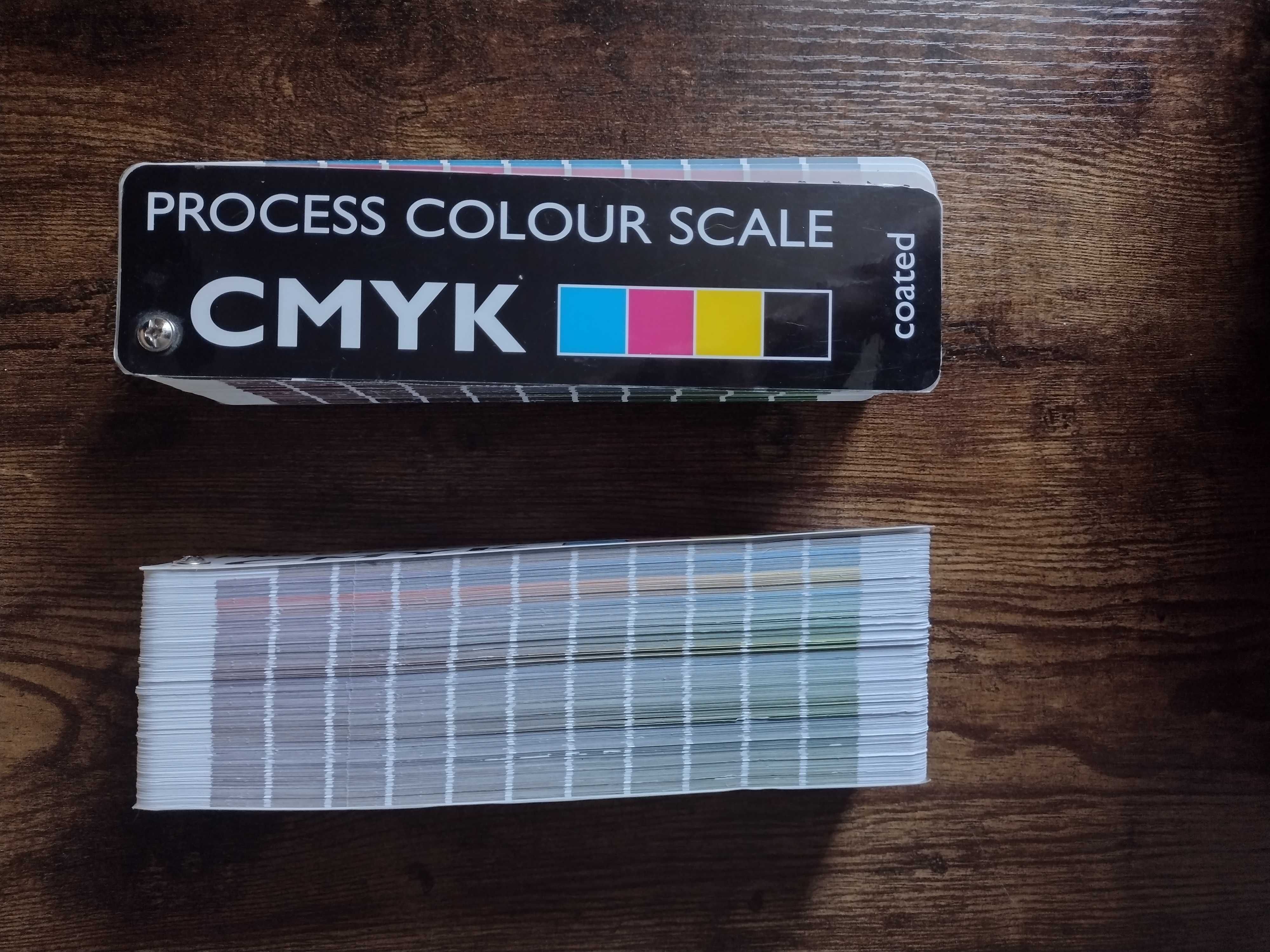 2 wzorniki kolorów CMYK - powlekany i niepowlekany
