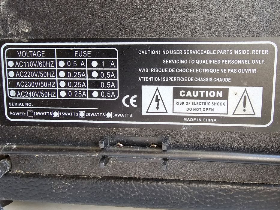 Amplificador de guitarra
