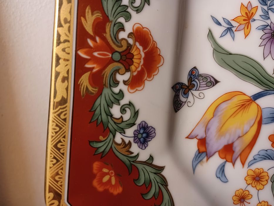 Prato decorativo porcelana japonesa