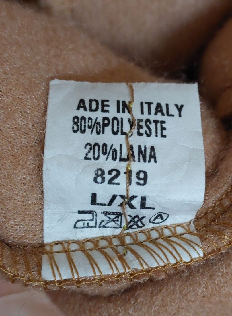 Casaco Lã Bege,  L-XL