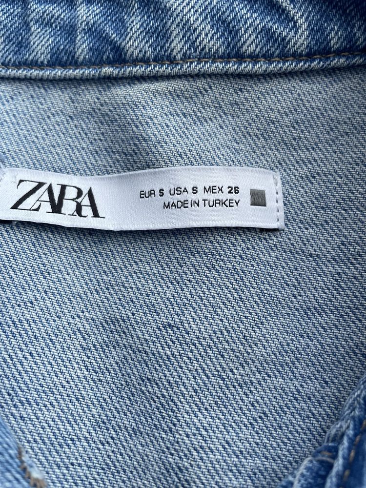 Джинсова куртка,рубашка,джинсовка  зара від zara s-m