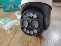 Камера IP Zoom ×8 zoom PTZ  видеонаблюдение відеонагляд WiFi 2обєктивa