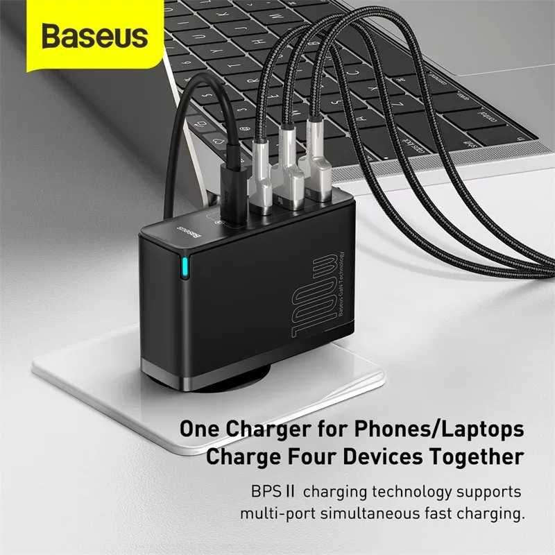 ⇒ Зарядное устройство Baseus GaN2 Pro на 100W + кабель Baseus 100W!
