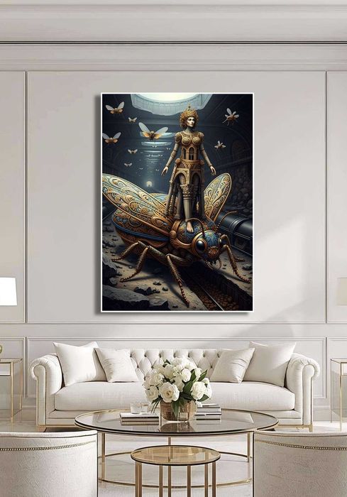 Obraz na płótnie - Ornamentyka i architektura - wielkość 75cm x 108cm