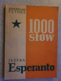 E.iJ.Fethke 1000 słów języka Esperanto.Kurs. 1957 + płyta CD