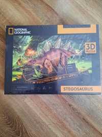 Puzzle 3D STEGOSAURUS Dinozaur z serii National Geographic