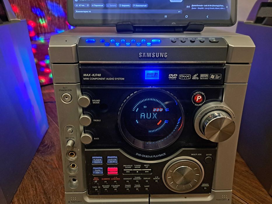 Музыкальный центр Samsung MAX-KJ740 (3 полосы) - 400 Ватт+видео раб