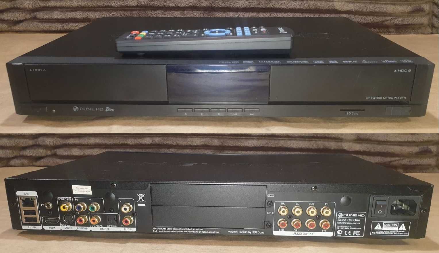 Медиаплеер Dune HD duo ( Taiwan )