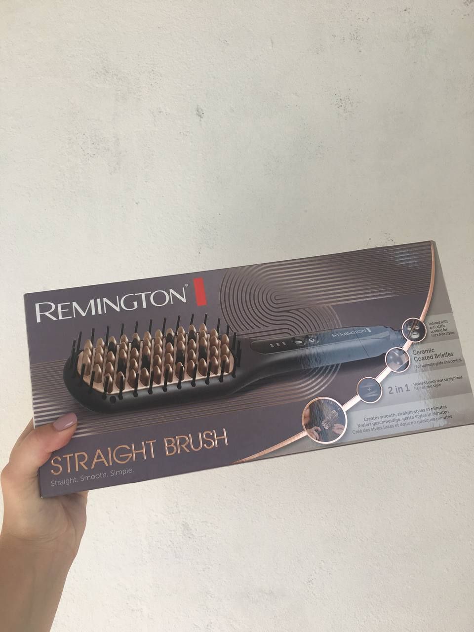 Випрямлювач Remington straight brush