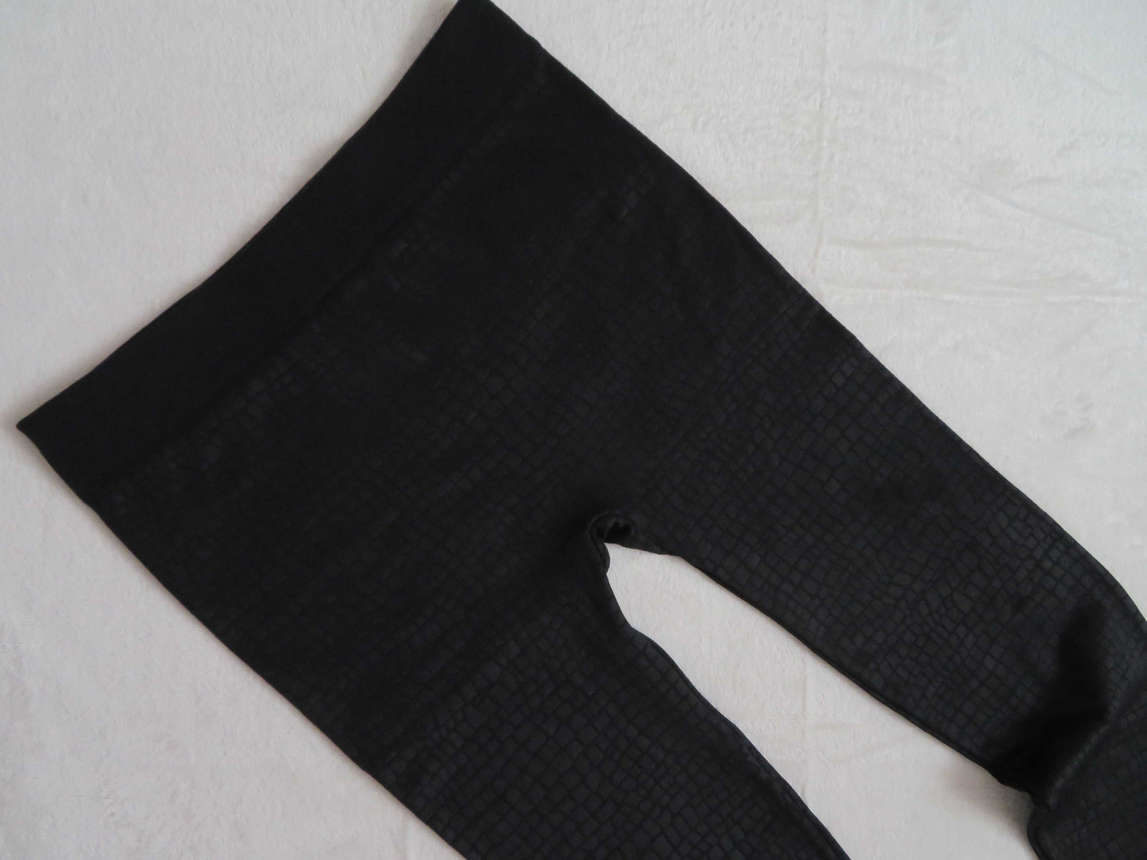 NOWE czarne getry leginsy legginsy damskie spodnie Wzór M/L 38/40
