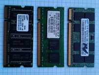 Оперативна пам'ять DDR2 - 1 gb, 512, 256 mb для ноутбука
