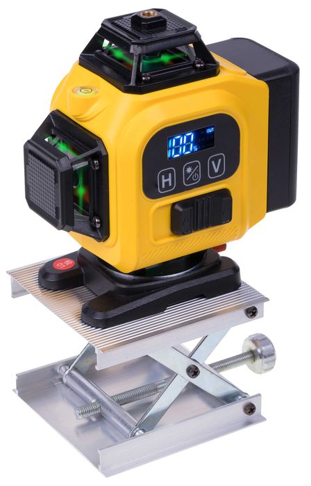 Poziomica laserowa 360 LINBOX ECO 3 Laser krzyżowy 4D ZESTAW