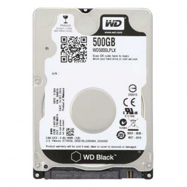 HDD Жорсткий диск для ноутбука 2.5" 500GB Western Digital