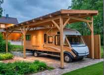 PIRA Carport Wiata garażowa Camper Bus 400x800 cm KVH Producent