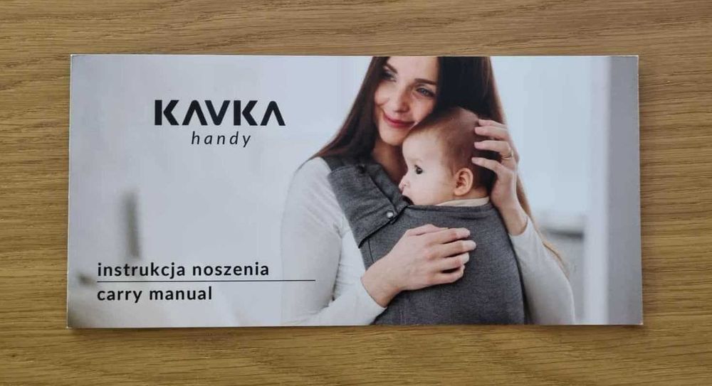 KAVKA handy - wiązane nosidełko - prawie jak nowe