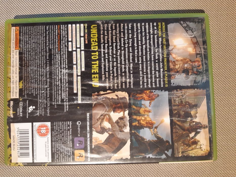 Gra RED DEAD REDEMPTION Undead Nightmare na konsolę xbox 360