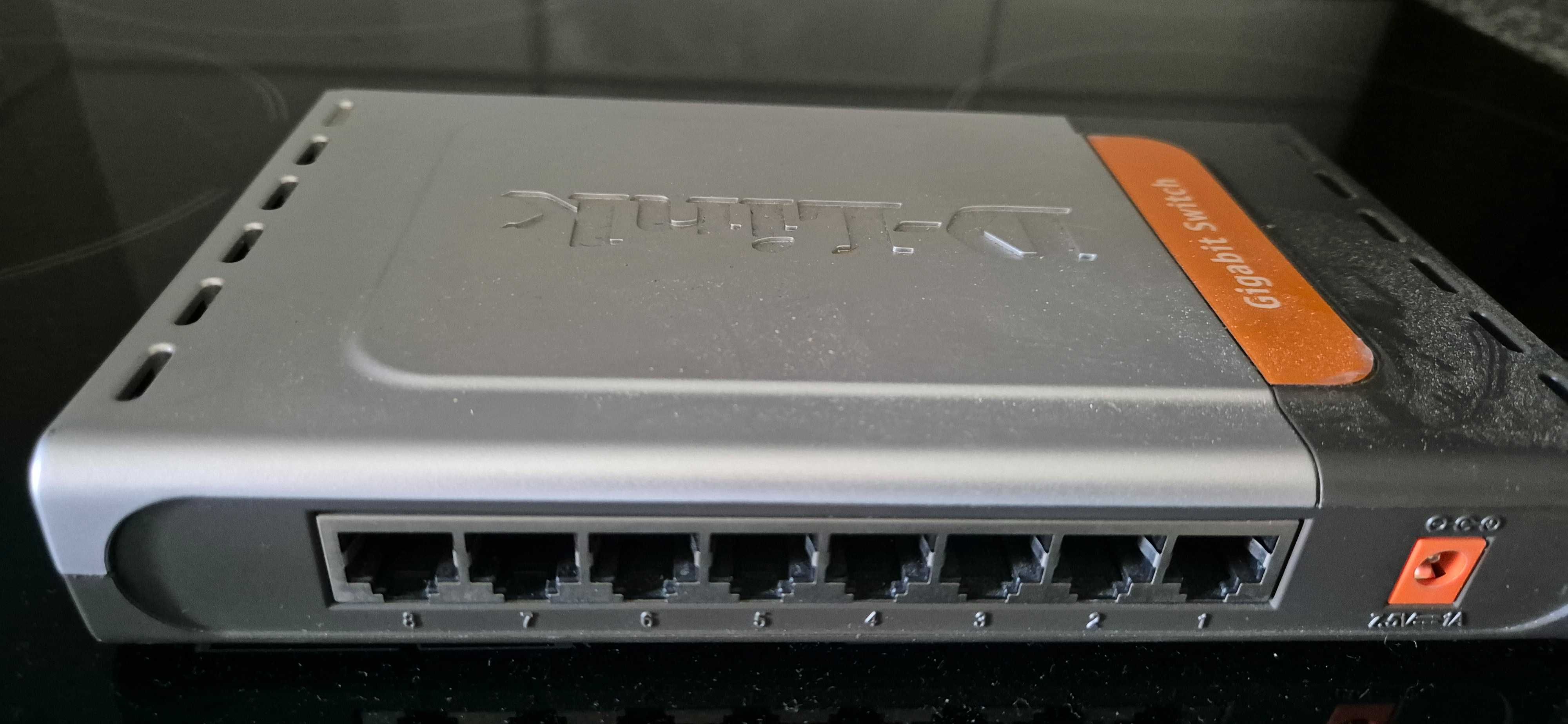 Switch D-link GDL 1008D 100/1000Mbps 8 portas