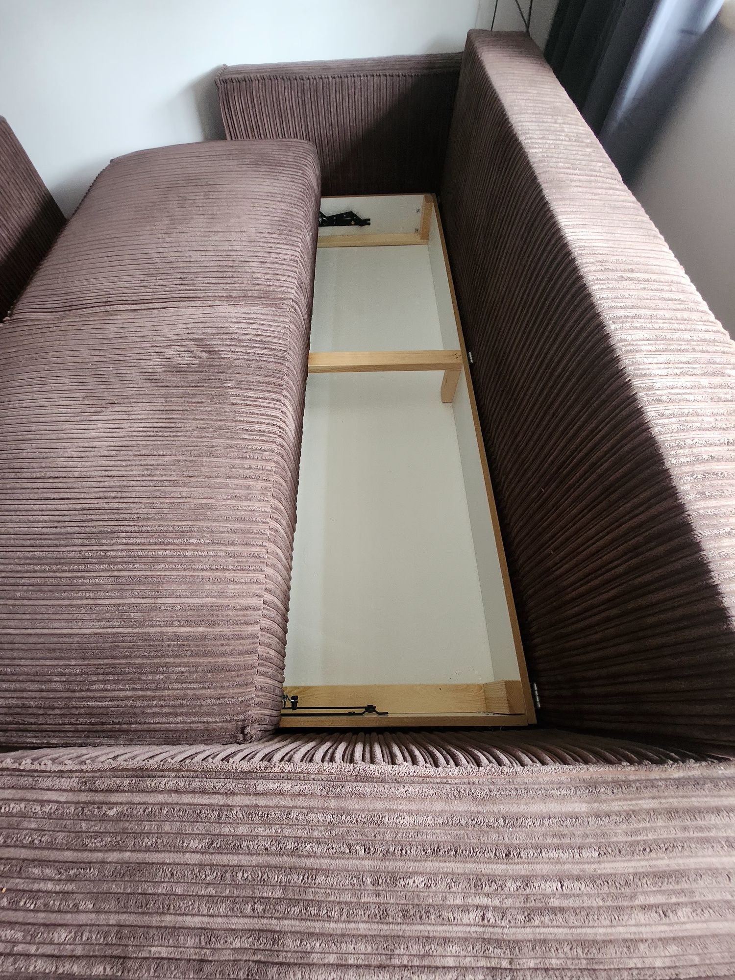 Sofa rozkładana z fotelem