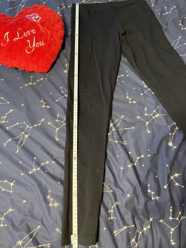 Czarne legginsy soft