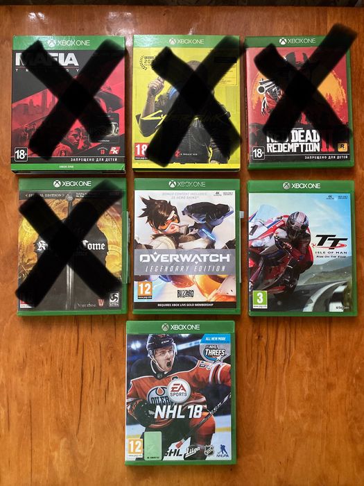 Ігри ліцензійні до Xbox, 360, One, Series X