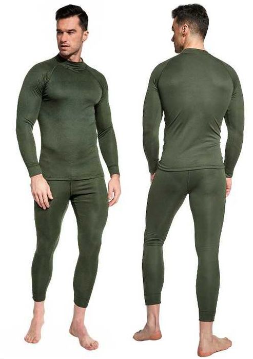 Комплект чоловічої термобілизни Dawi Хакі.S.M.L.XL.XXL.XXXL