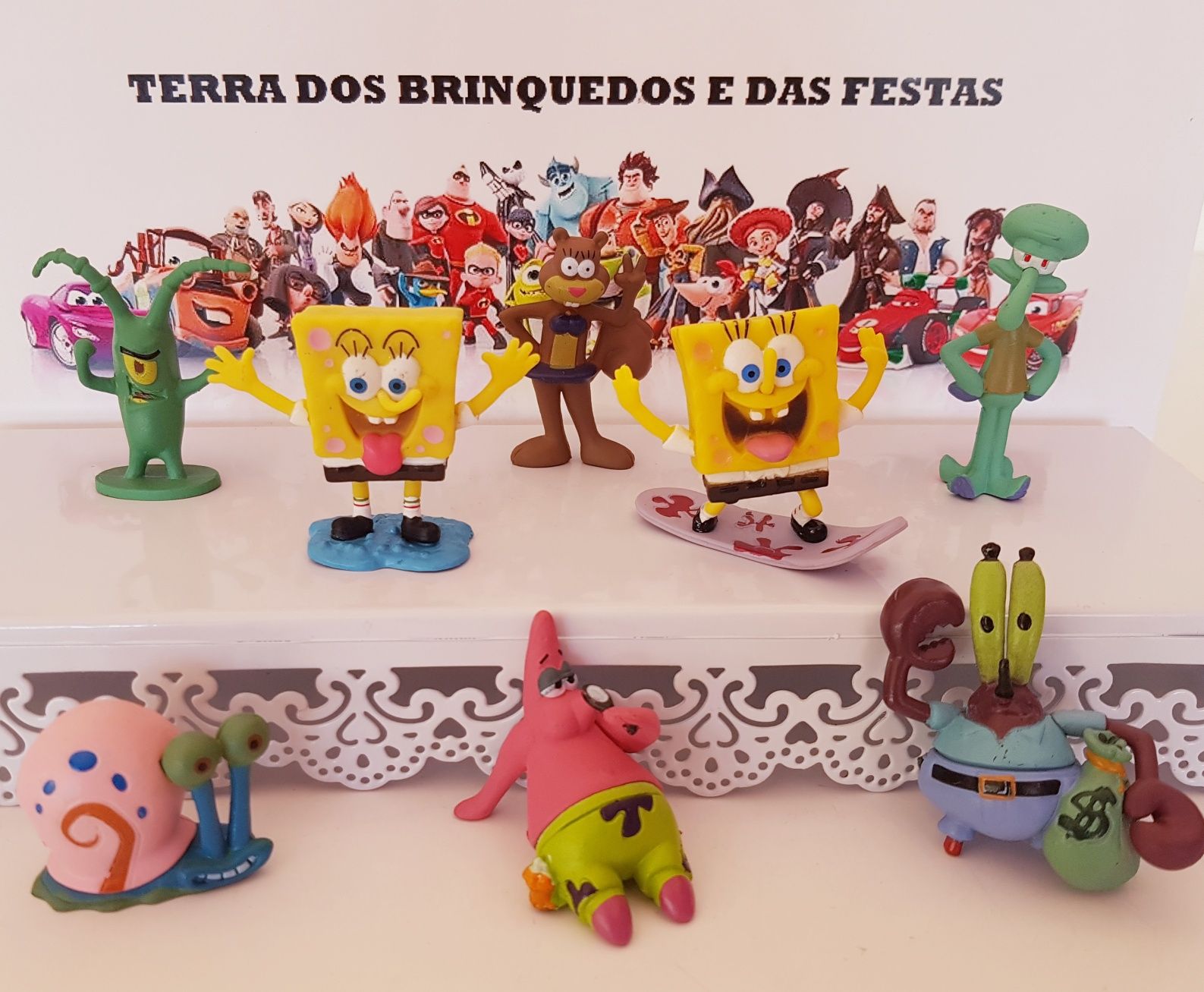 Conjunto 8 pcs Spongebob (Portes Incluidos)