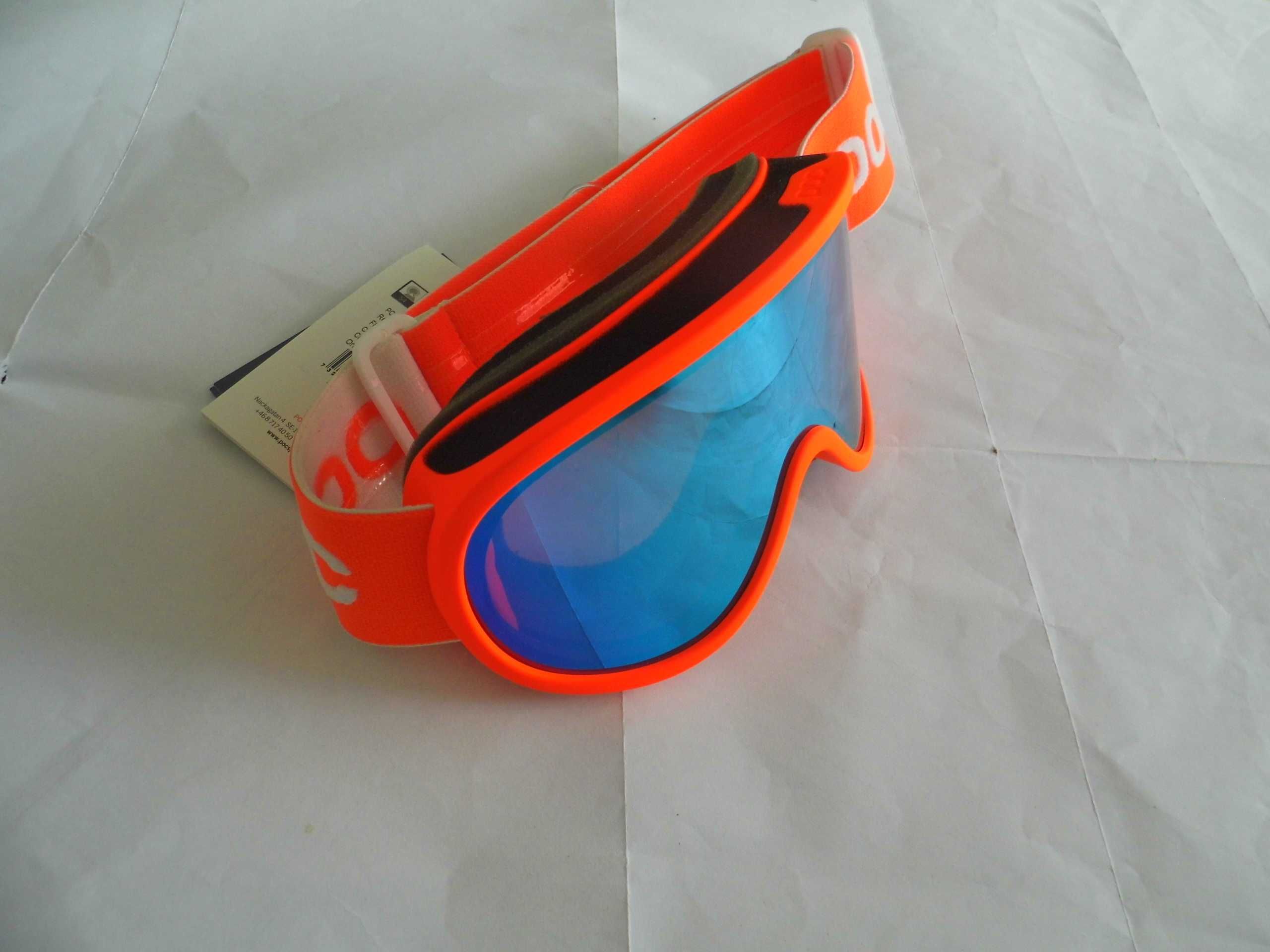 Gogle narciarskie POC Retina Clarity Comp Orange S2+S1 Nowe