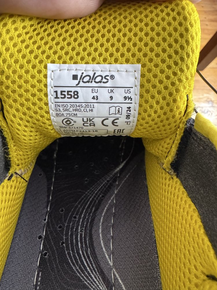 Nowe Buty Robocze JALAS GRAN PREMIO 1558 S3 BOA roz.43