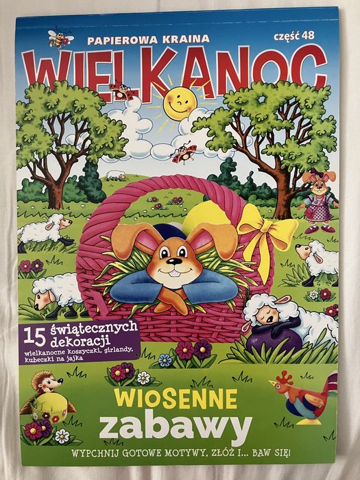 Wielkanoc - papierowa kraina dekoracje dla dzieci