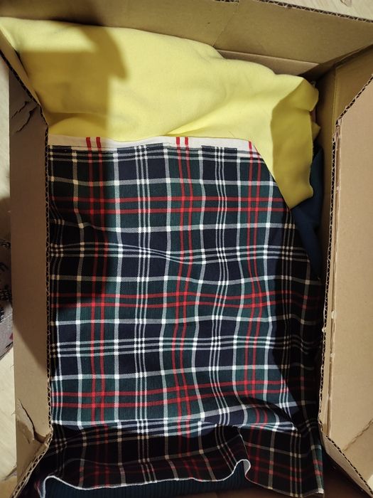 Karton ścinek materiały dresówka jersey Minecraft  koparki