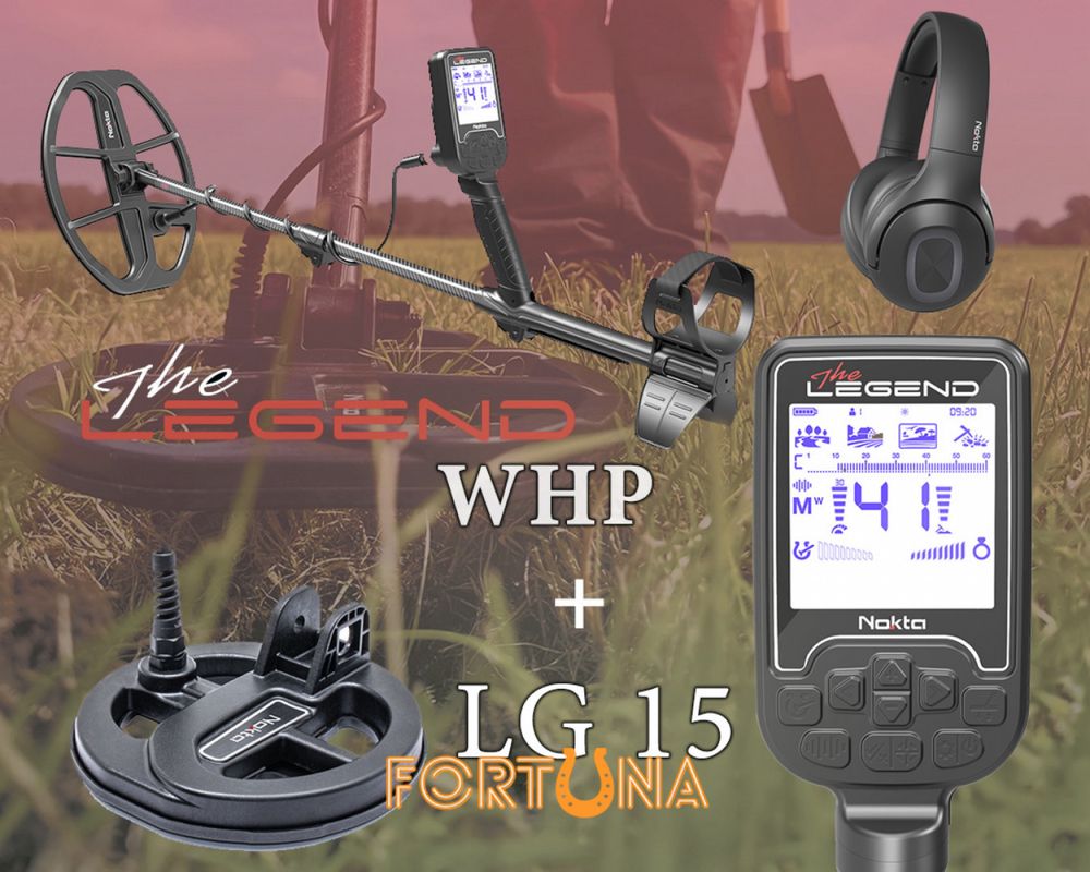 Металошукач Nokta Legend WHP з бездротовими навушники та котушкою LG30