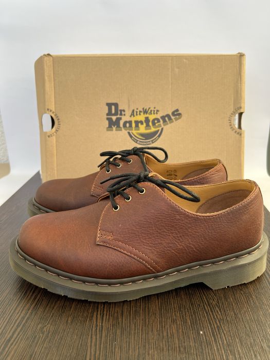 Шкіряні туфлі Dr. Martens 1461, лофери, броги