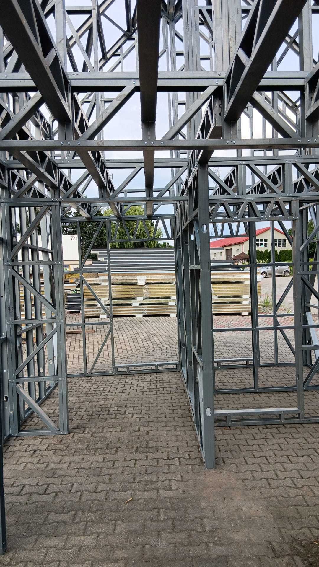 Domek 35m2 - konstrukcja stalowa szkieletowa