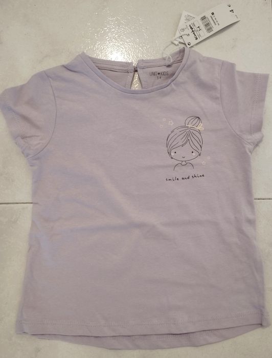 T-shirt Lilás Nova da Unit Kids