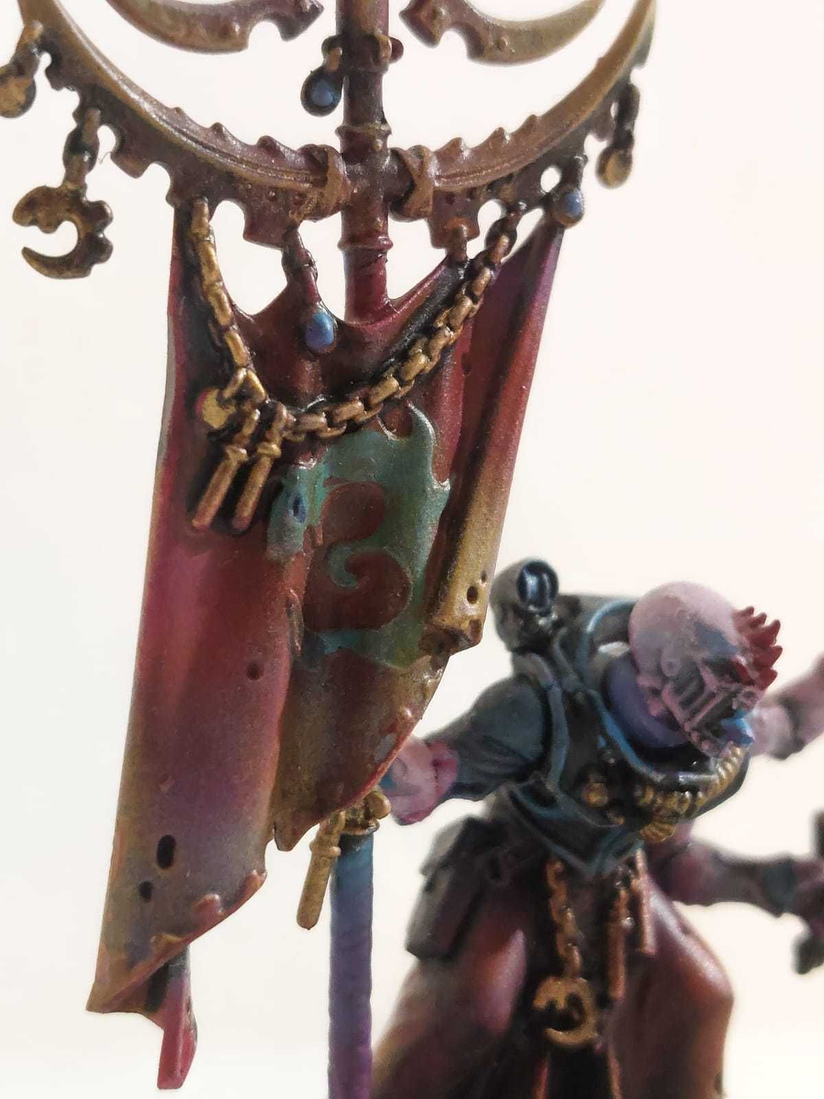 Pomalowana figurka Genestealer Cults Acolyte Iconward Warhammer 40000