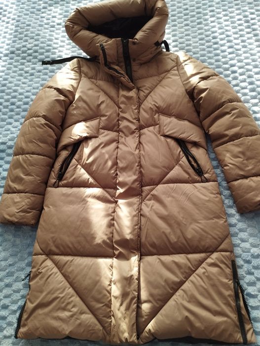 Теплюща подовжена куртка на зріст 152 см
