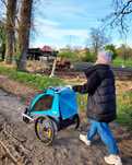 Przyczepka rowerowa THULE coaster xt wózek DWUOSOBOWA