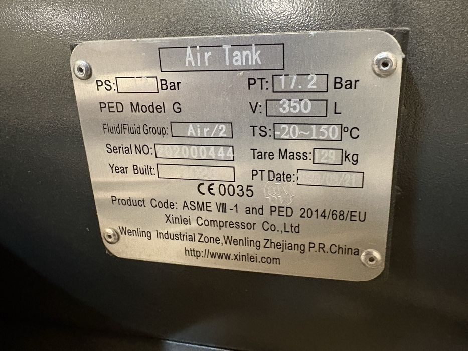 Sprezarka Srubowa 7,5 kw tylko 220 godzin pracy 80 godzin tloczenia