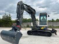 Terex Koparka gąsiennicowa MINI CAT 308 Bobcat  7 8 tony ramię LONG 3x łamane Pełna hydraulika 3 łyżki Nowa skarpówka hydrauliczna 150 z Niemiec 1 wł  TC75 Koparka TEREX 7ton MINIKOPARKA volvo Liebherr Cat JCB TAKEUCHI