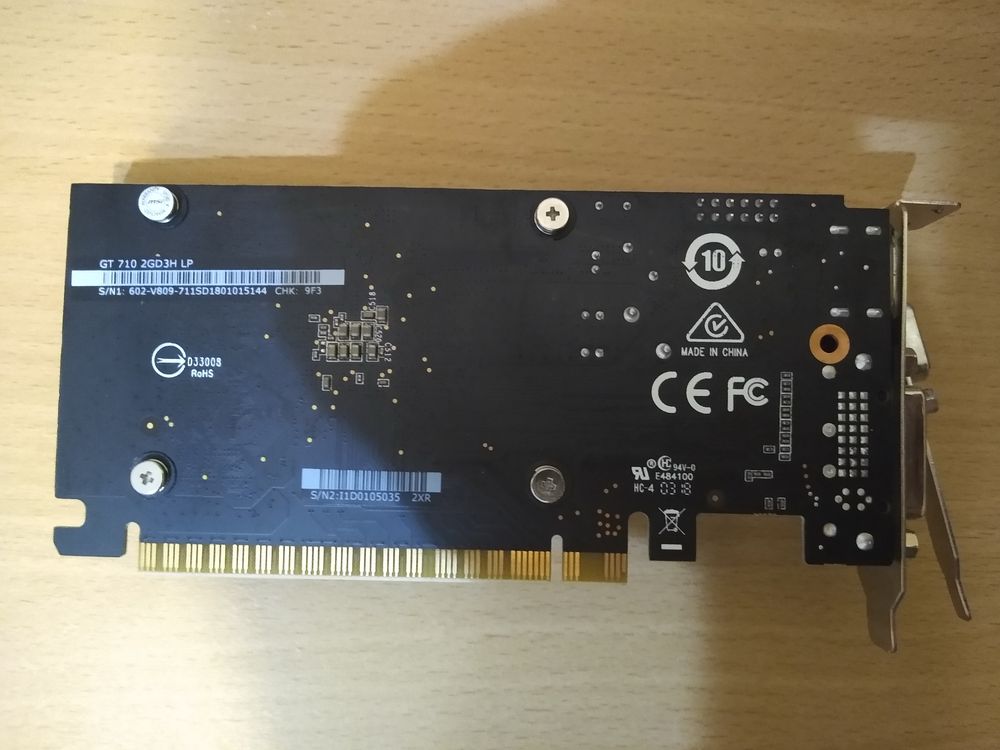 Karta graficzna MSI nVIDIA GeForce GT 710 2GD3H LP PCIe, 2GB DDR3
