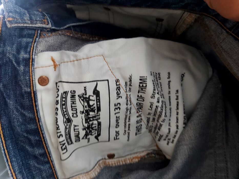Męskie spodnie jeansy oryginalne roz S M 32 model 504 Levi's proste