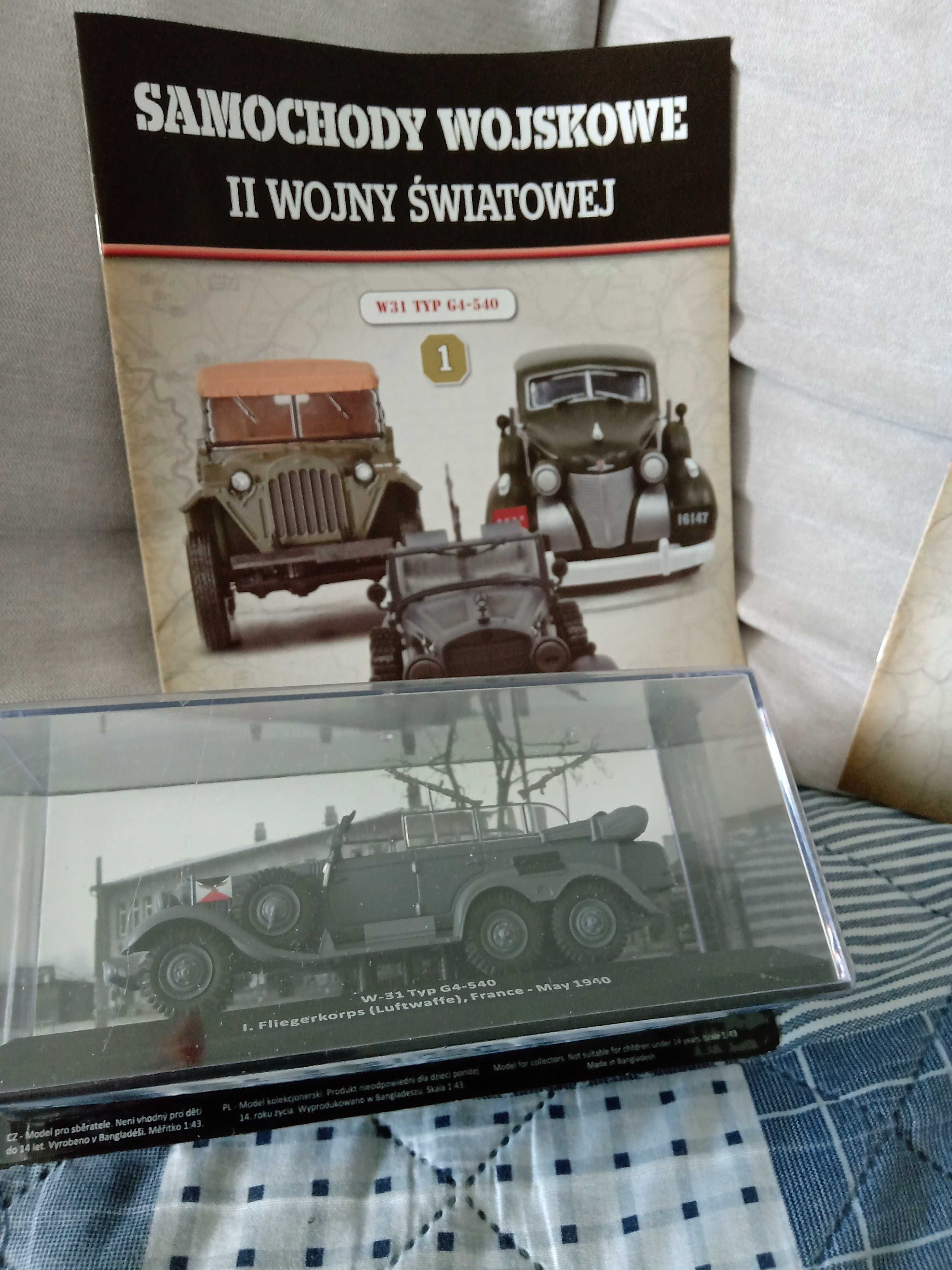 model samochód wojskowy pancerny II wojny światowej W-31  Wehrmacht