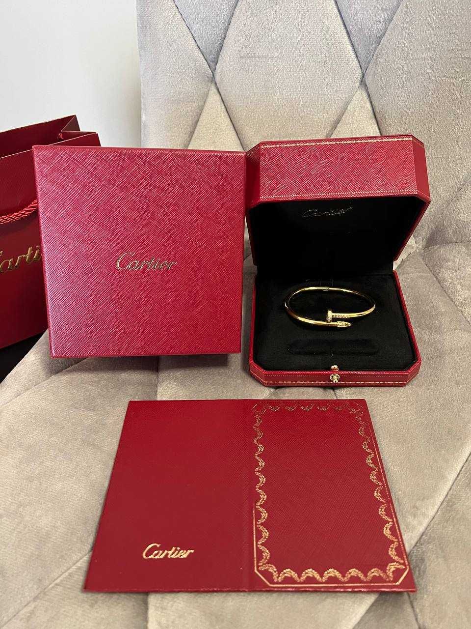 Bransoletka Cartier Juste Un Clou – Żółte Złoto z Diamentami, 17