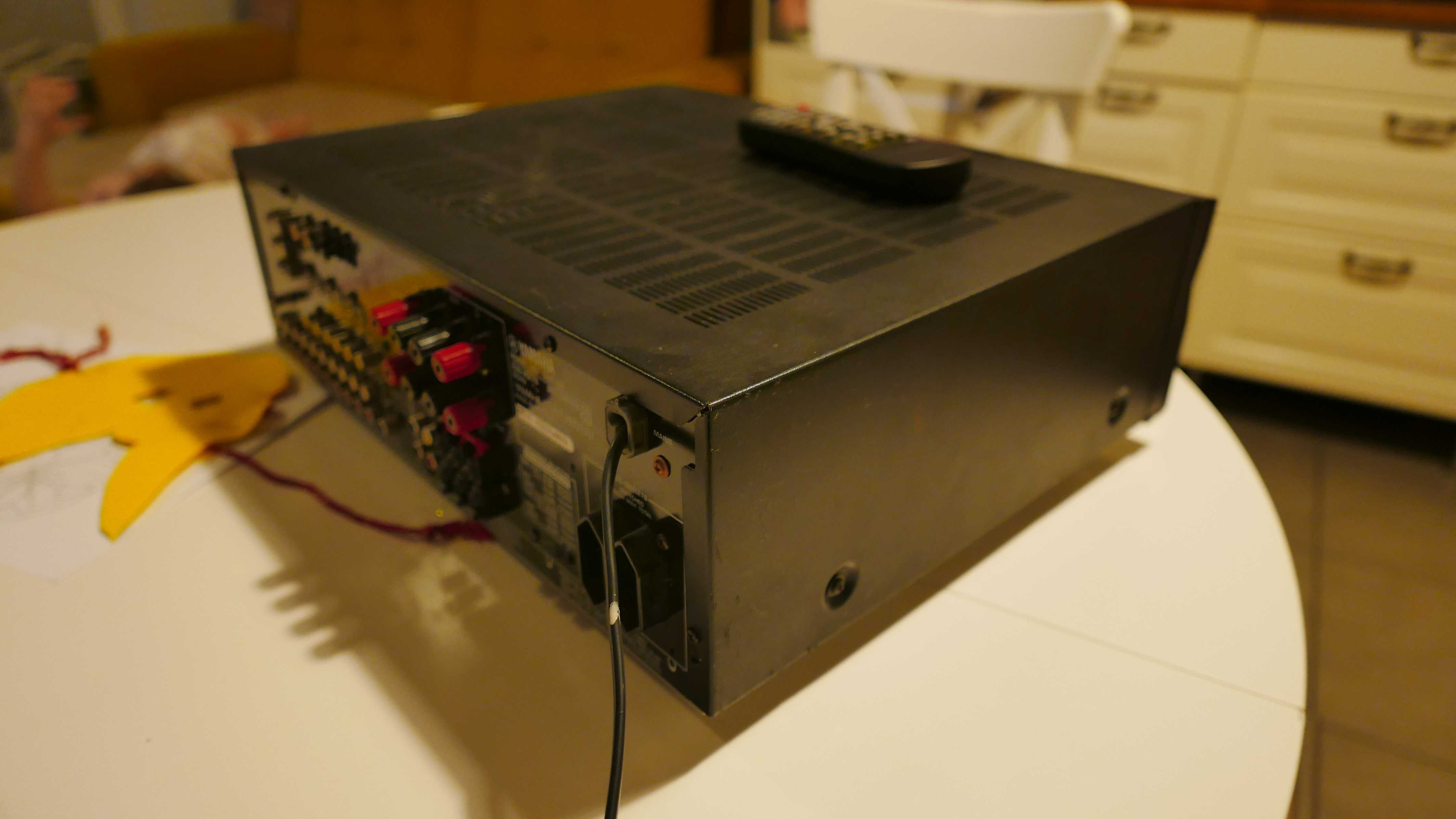 Wzmacniacz Yamaha DSP A5 z pilotem, wejscia optyczne, PHONO