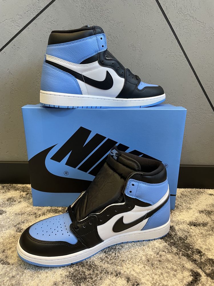 Air Jordan 1 Retro High OG University Blue UNC Toe Baby Blue