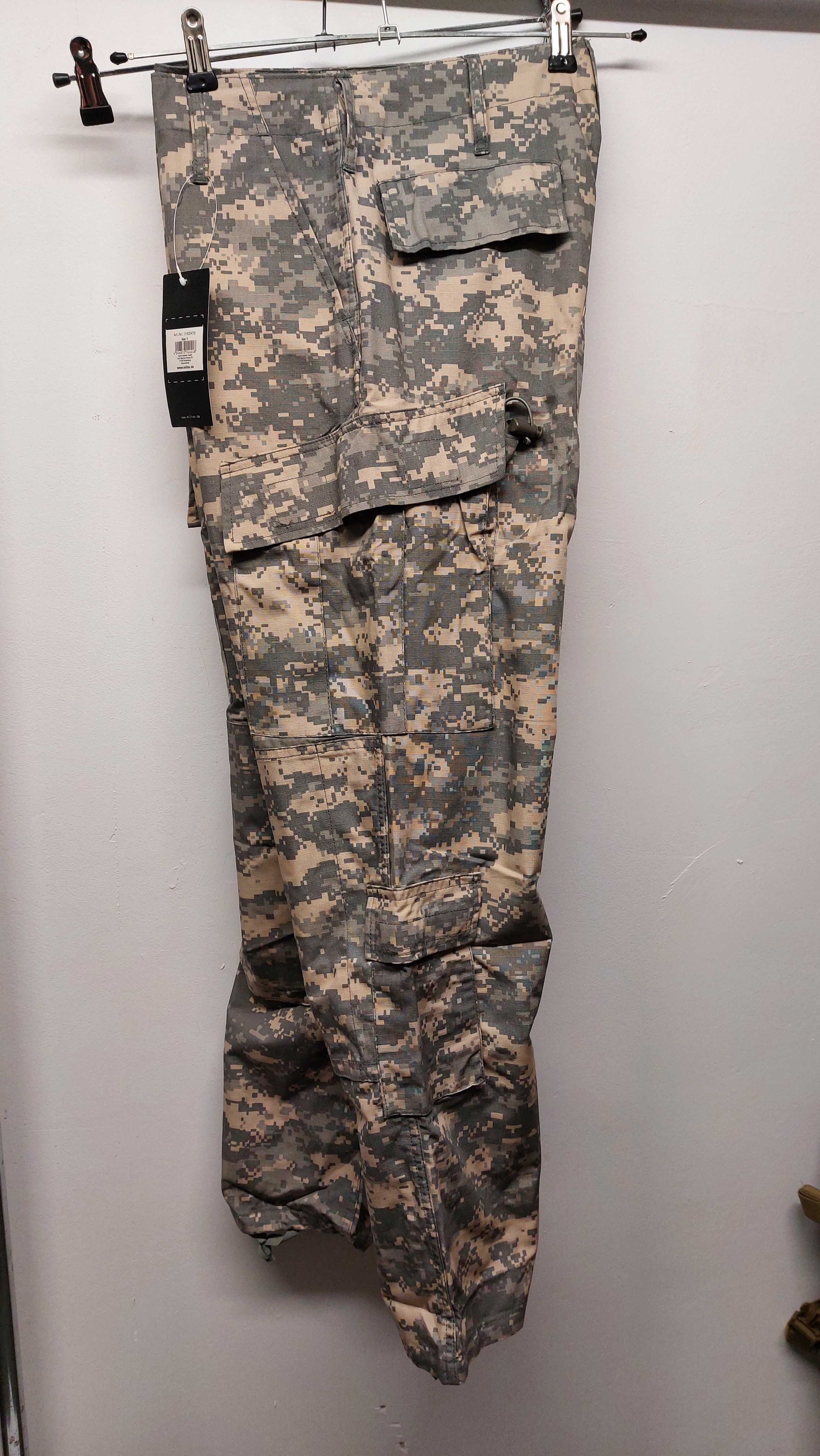 Spodnie bojówki ACU UCP mat. NY/CO  roz. S pas 85cm