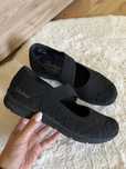Skechers Air-Cooled Memory Foam • buty damskie wsuwane • czarne • r.38