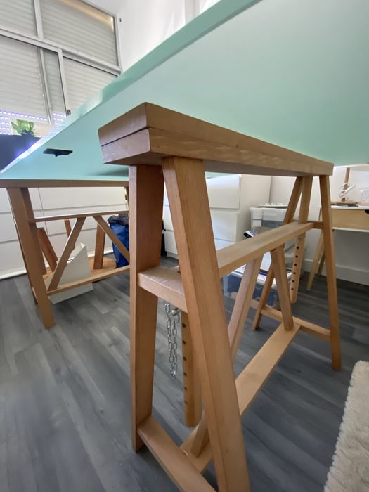 Mesa de Escritório Vidro